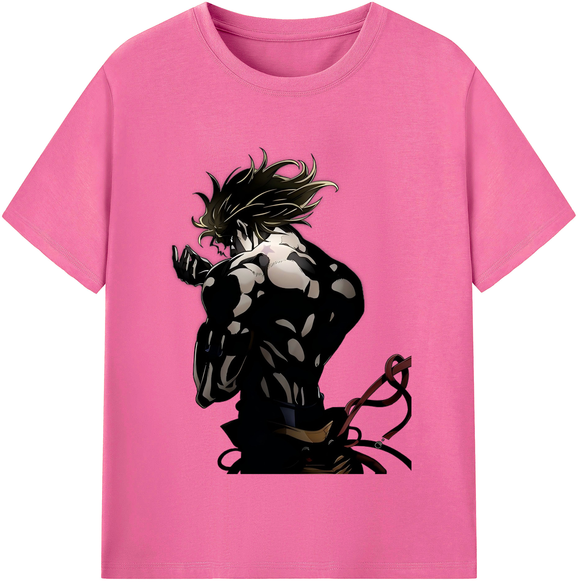 （画像用） ジョジョの奇妙な冒険 ディオ?ブランドー JoJo's Bizarre Adventure Dio Brando レディースカジュアルプリントTシャツ（綿100％）
